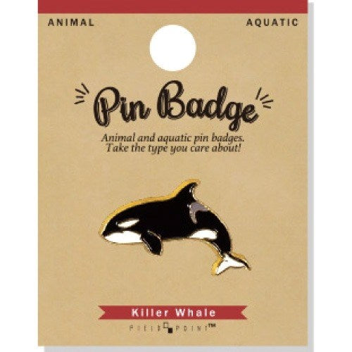 Aquatic Pin Badge Killer Whale