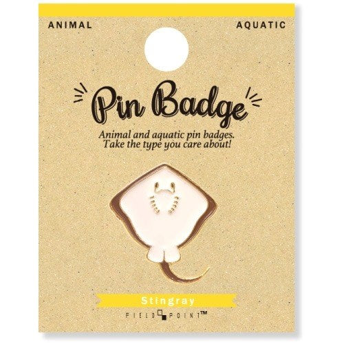 Aquatic Pin Badge Stingray