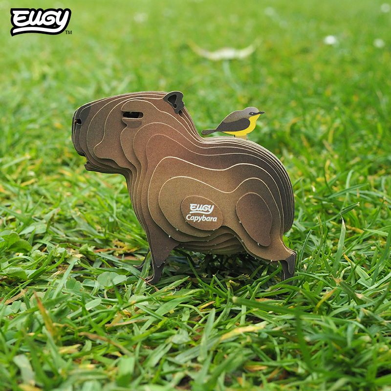 EUGY 3D Paper Model: Capybara