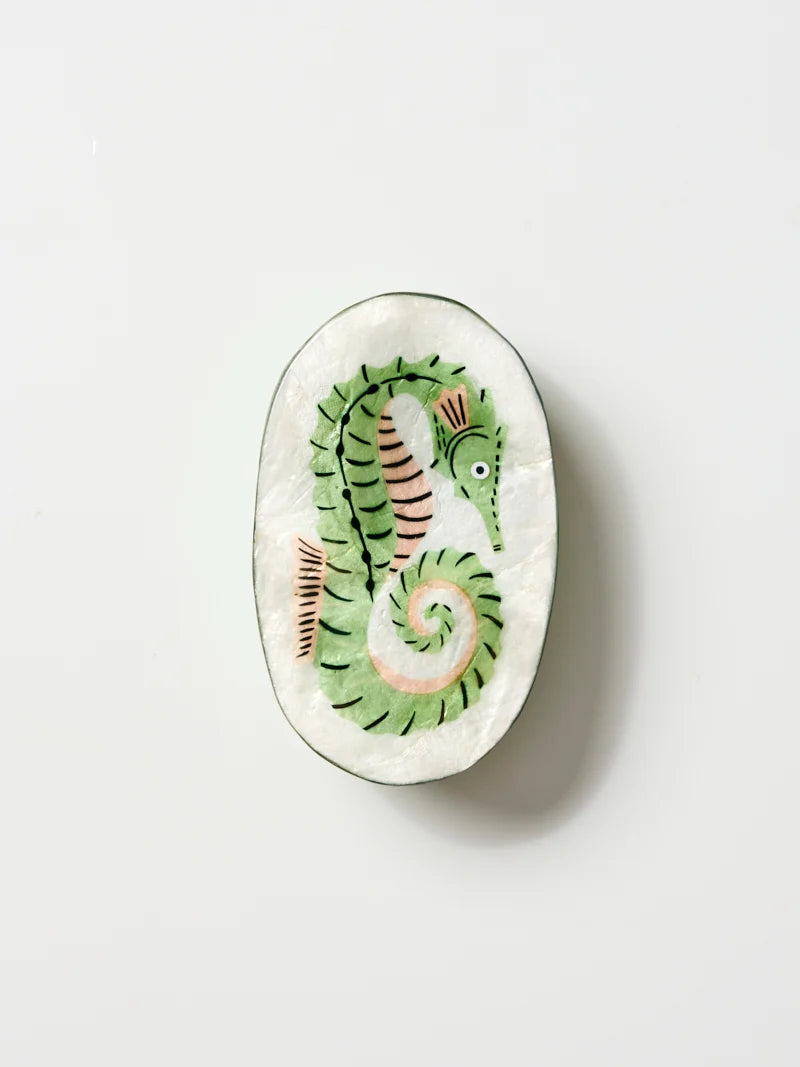 Jones & Co Mariner Keepsake Box - Seahorse