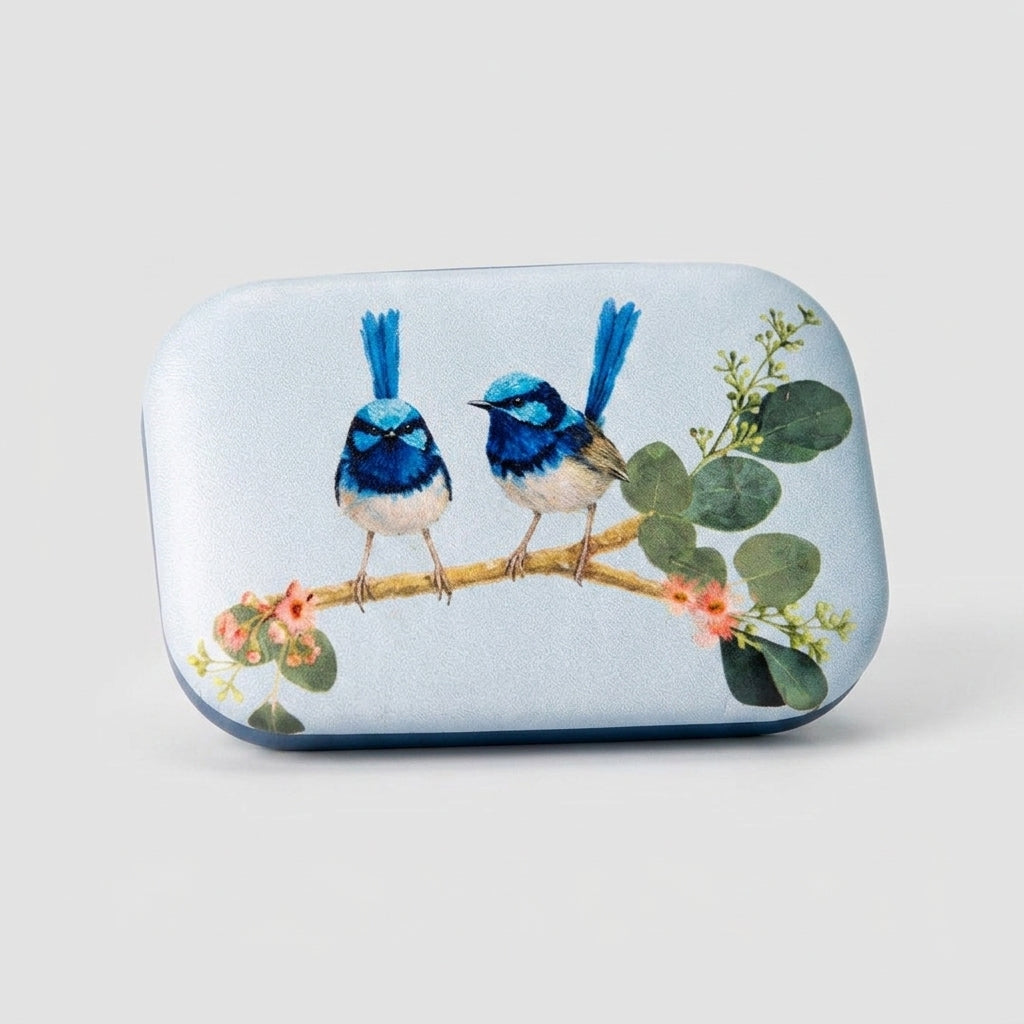 AI creative — Blue Wren Mini Travel Case Blue