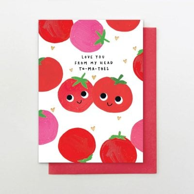 Stop The Clock: Love You From My Head To-Ma-Toes Card