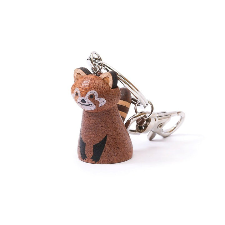 Wooderful Life: Wooden Keychain Red Panda