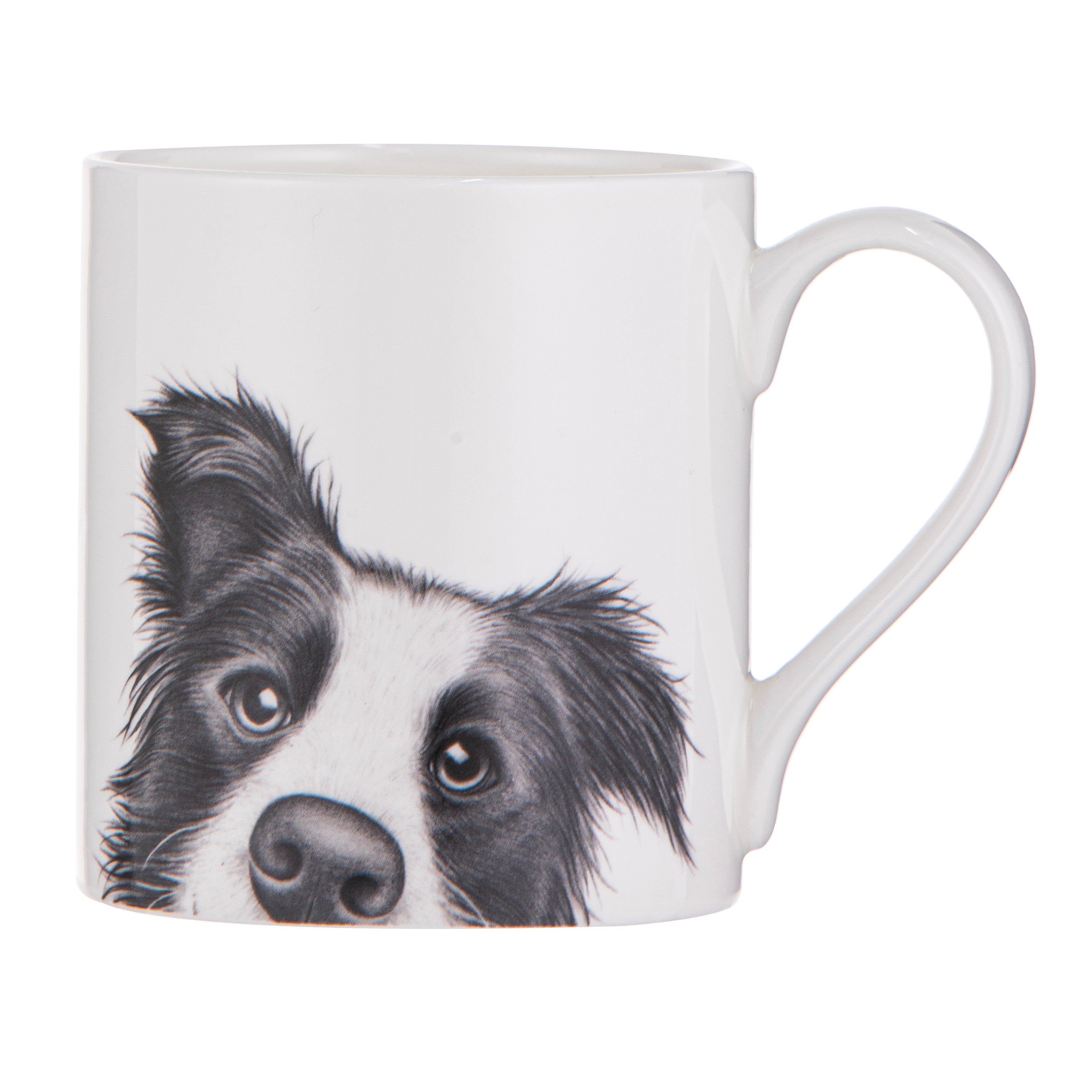 Ashdene Peeking Pups Border Collie Mug