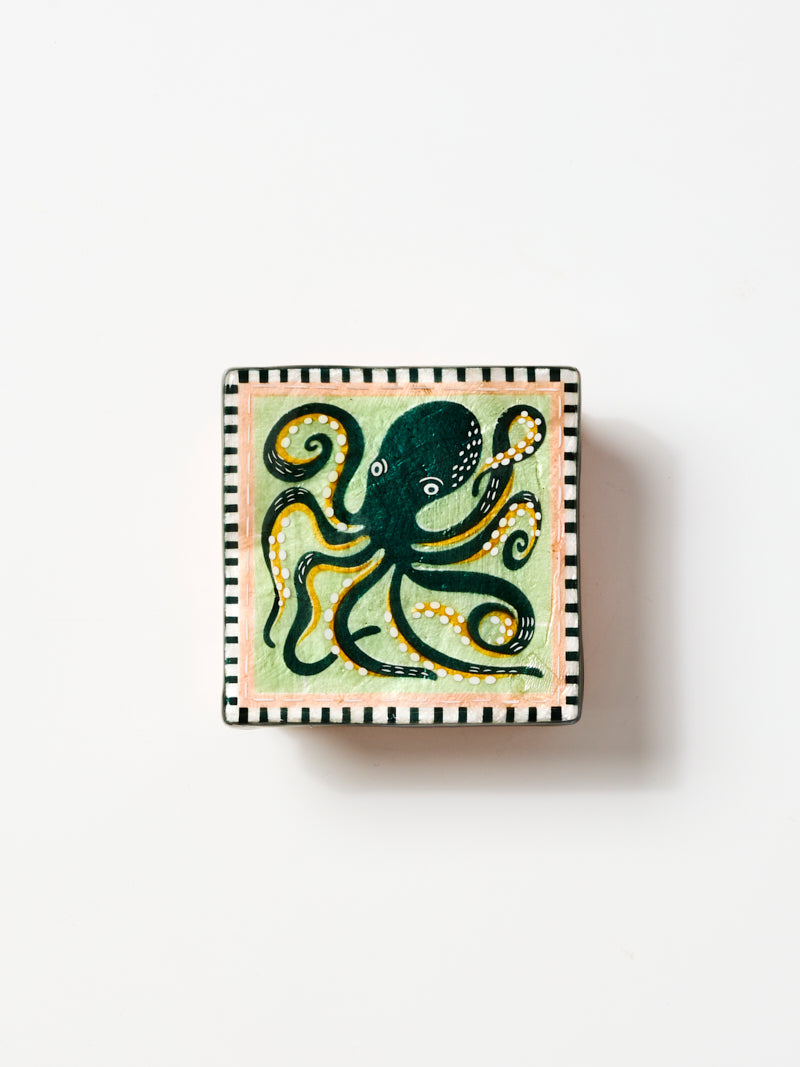 Jones & Co Mariner Keepsake Box - Octopus