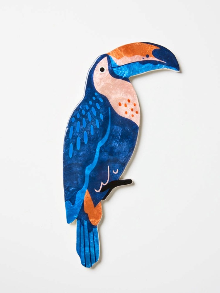 Jones & Co: Canopy Toucan Navy Wall Art