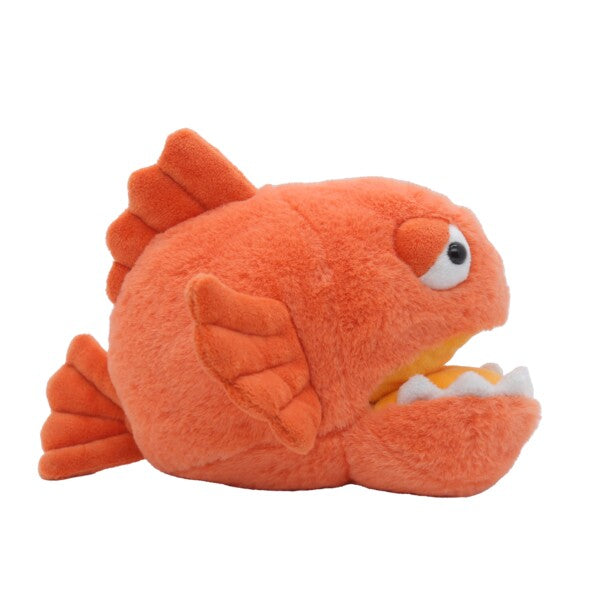 Cute By Felix Orange Big Mouth Fish - 23cm