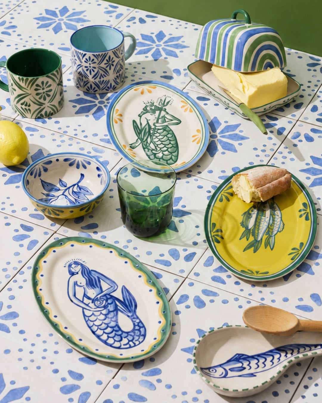 Jones & Co Piccolo Vita Plate - Trident