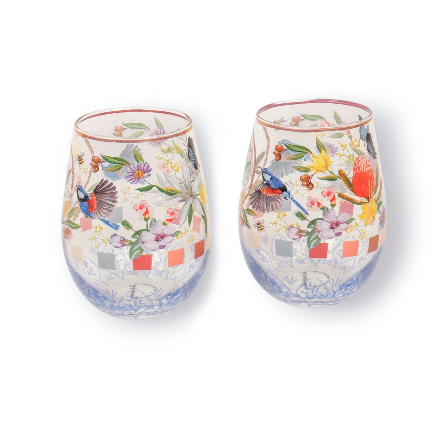 La La Land Backcountry Vol.2 Large Glass Tumbler - Set of 2