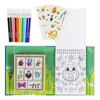 Tiger Tribe: Colouring Set - Backyard Bugs