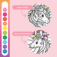 Tiger Tribe: Colour by Numbers - Unicorn Dreaming