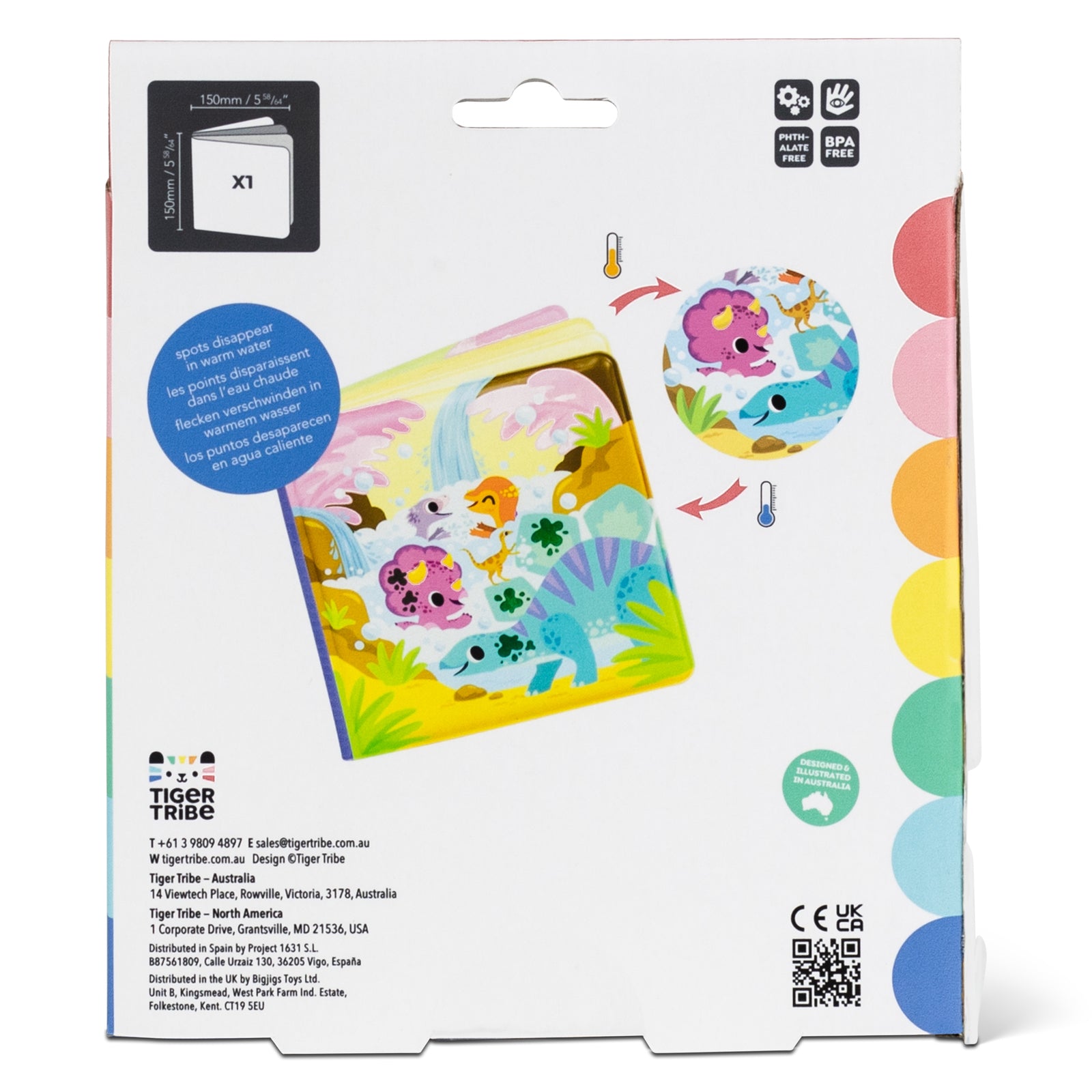 Tiger Tribe: Bath Book - Messy Dinosaurs