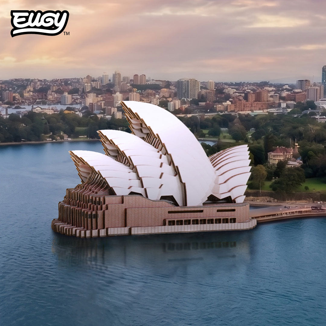 EUGY Sydney Opera House 3D Paper Puzzle
