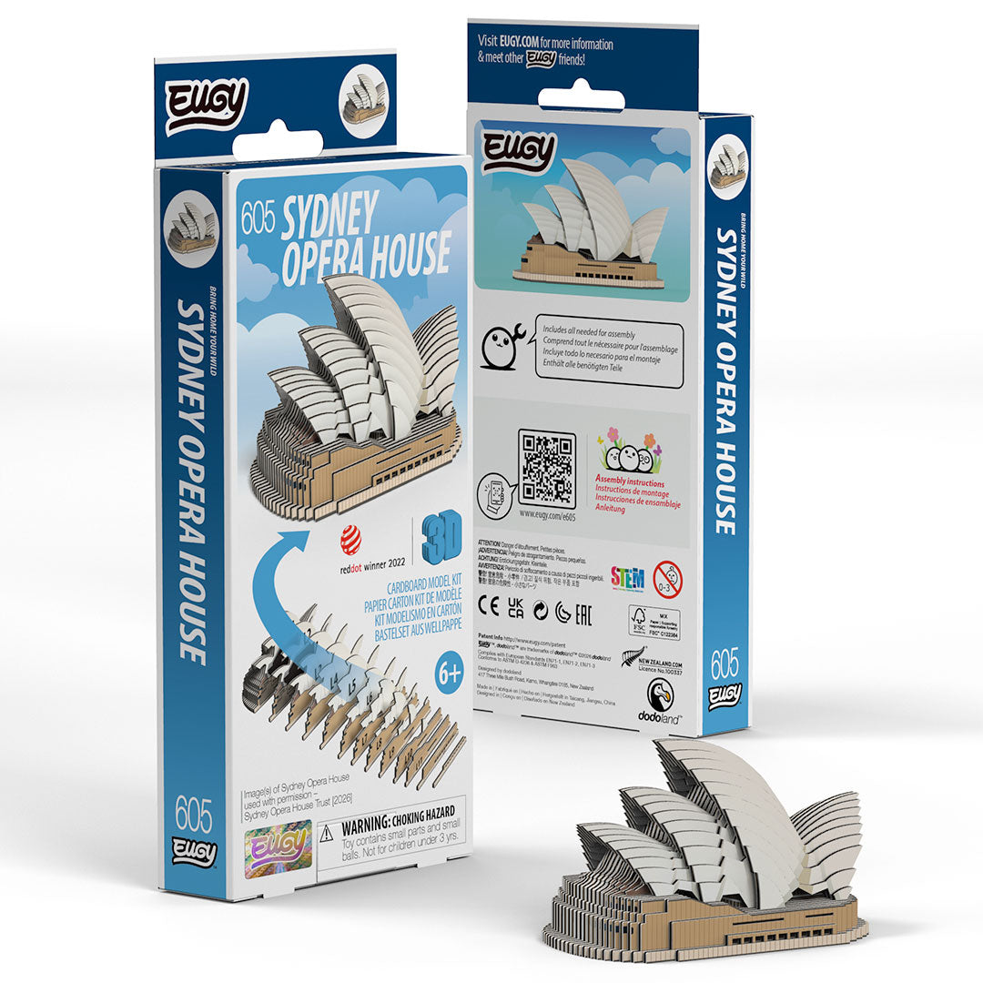 EUGY Sydney Opera House 3D Paper Puzzle