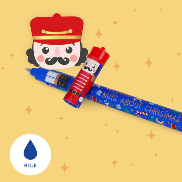 Legami: Set of 3 Erasable Gel Pen - Nutcracker, Ballerina & Mouse - Christmas