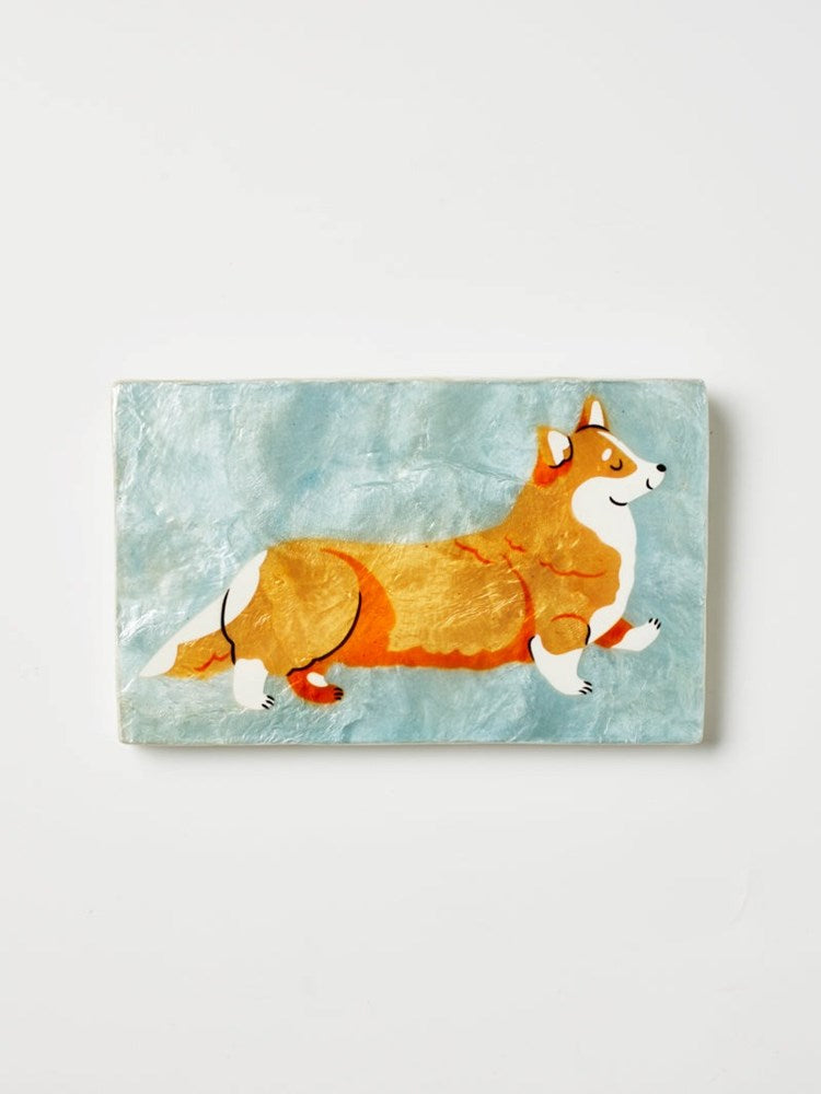 Jones & Co: Pup Corgi Tile