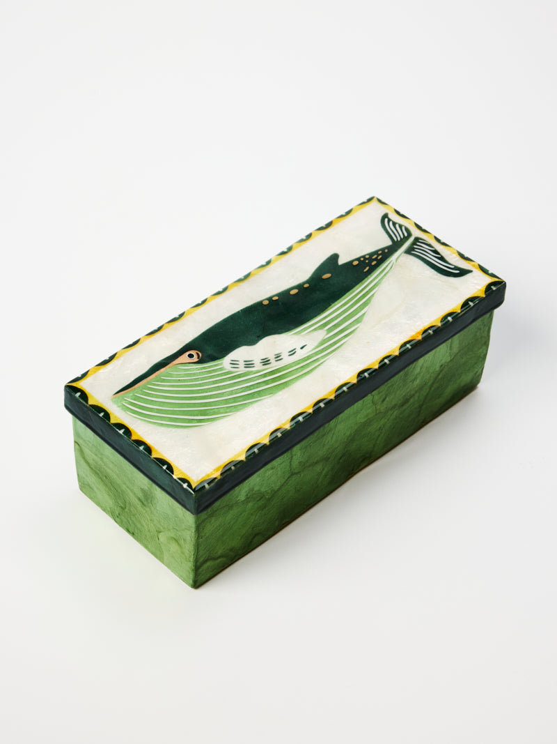 Jones & Co Mariner Keepsake Box - Whale