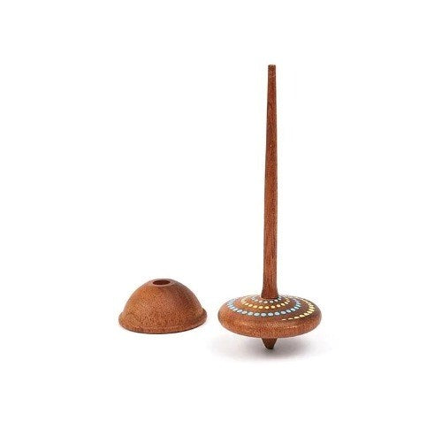 Spinning Top - Sapele Dots