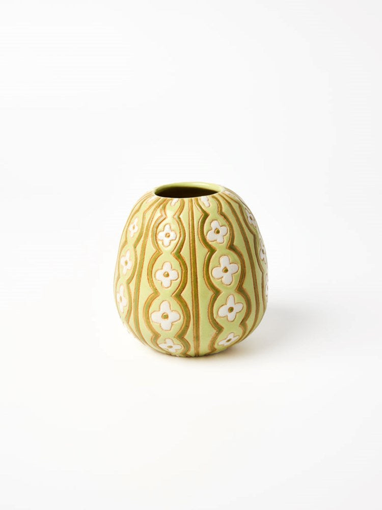 Jones & Co: Pollen Vase Vintage Green