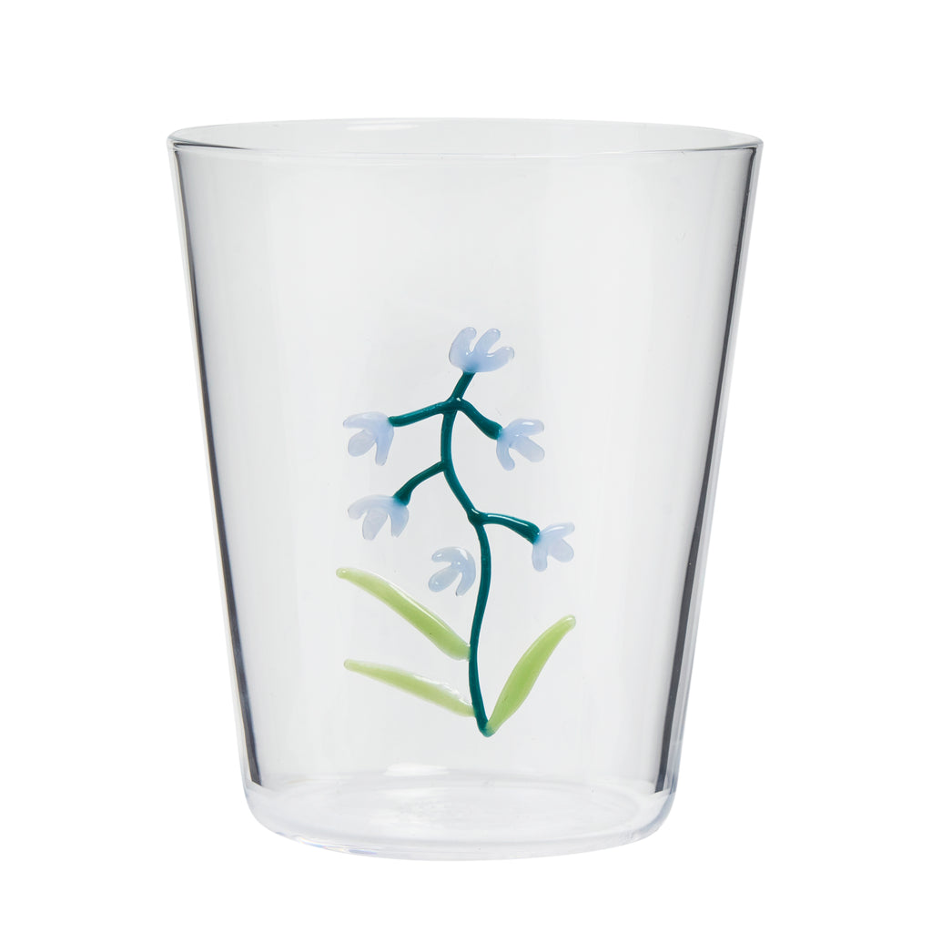 Robert Gordon Botanical Icons Glass Tumbler - Blue Bell
