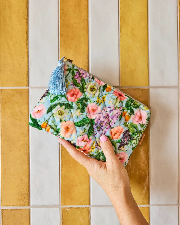 Kip & Co: Spring In The Air Velvet Cosmetics Purse