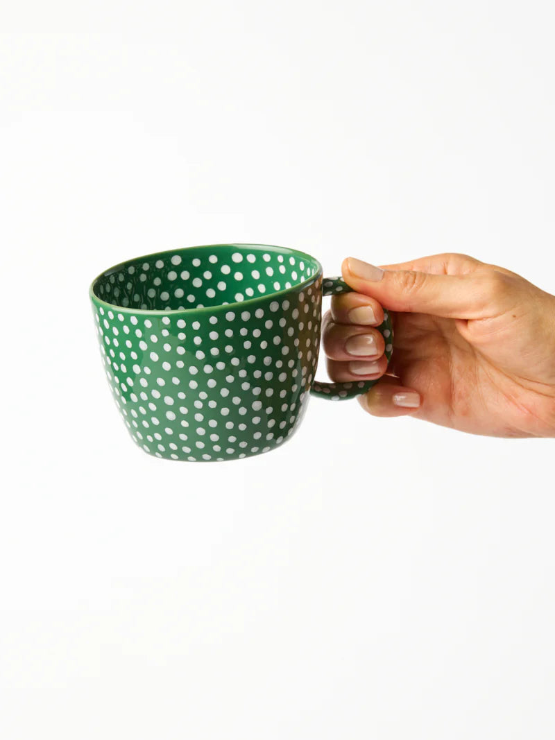 Jones & Co: Chino Mug Green Sprinkle