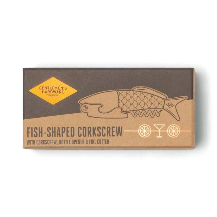 Gentlemen's Hardware: Fish shaped Waiter's Corkscrew