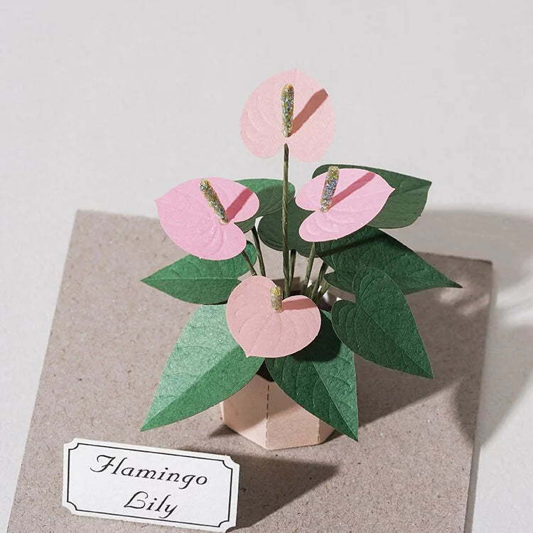 Plant Paper Model - Flamingo Lily (S)