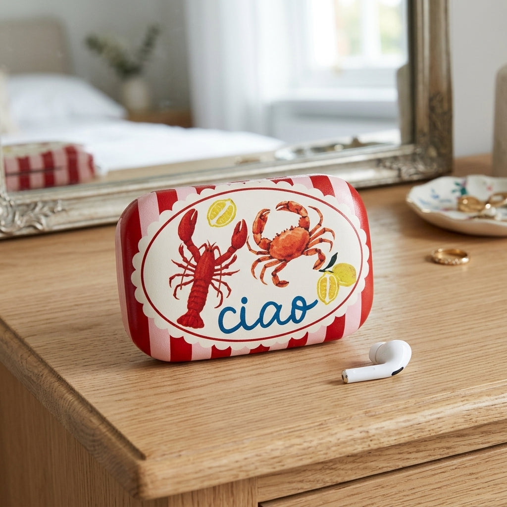 AI creative — Sea Vita Mini Travel Case Red& Pink