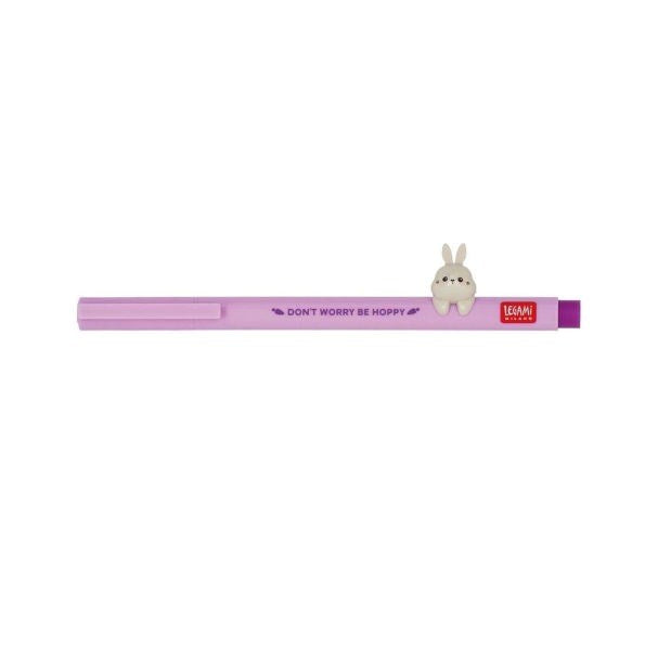 Legami - Gel Pen With Animal Decoration  Lovely Friends - Bunny