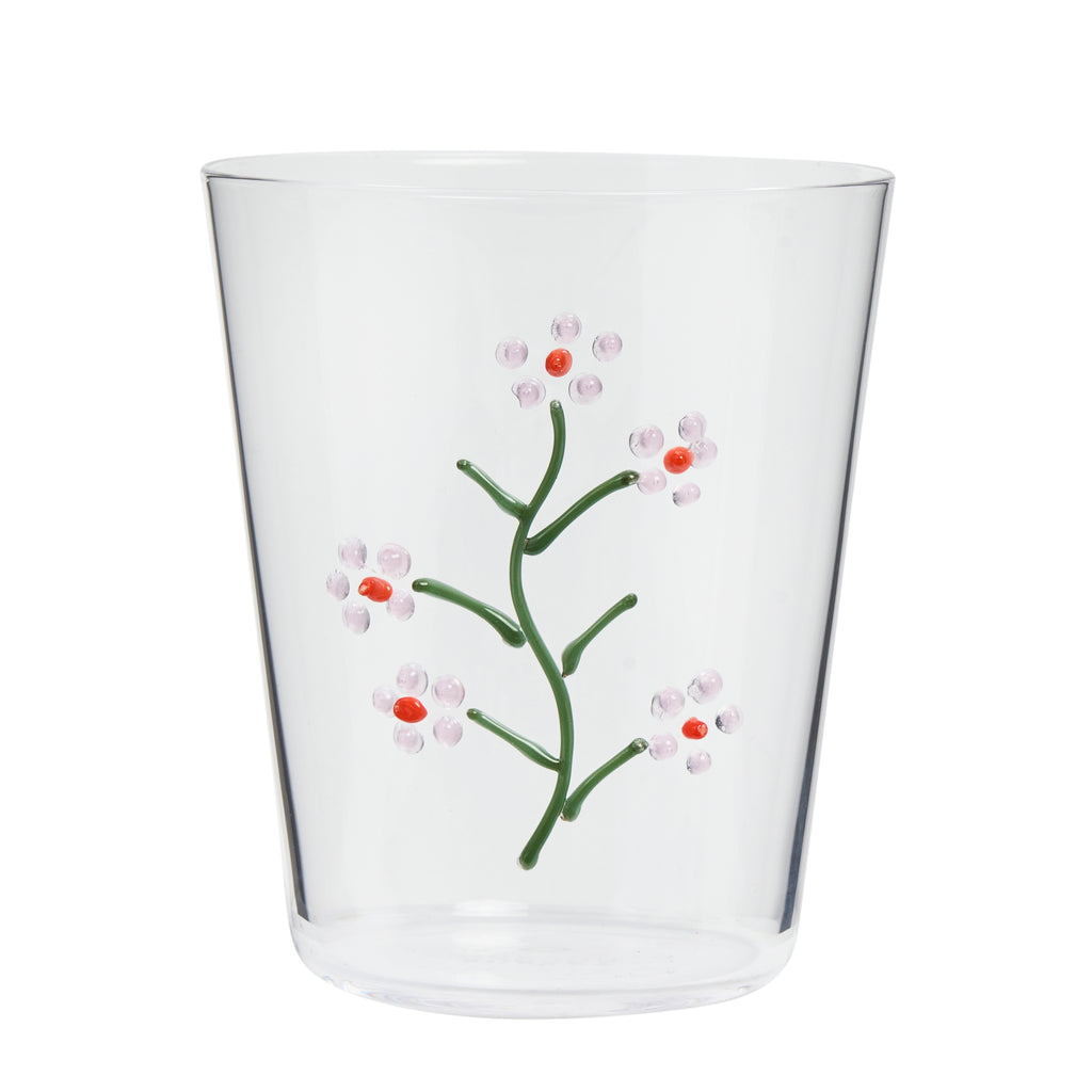 Robert Gordon Botanical Icons Glass Tumbler in Wax Flower