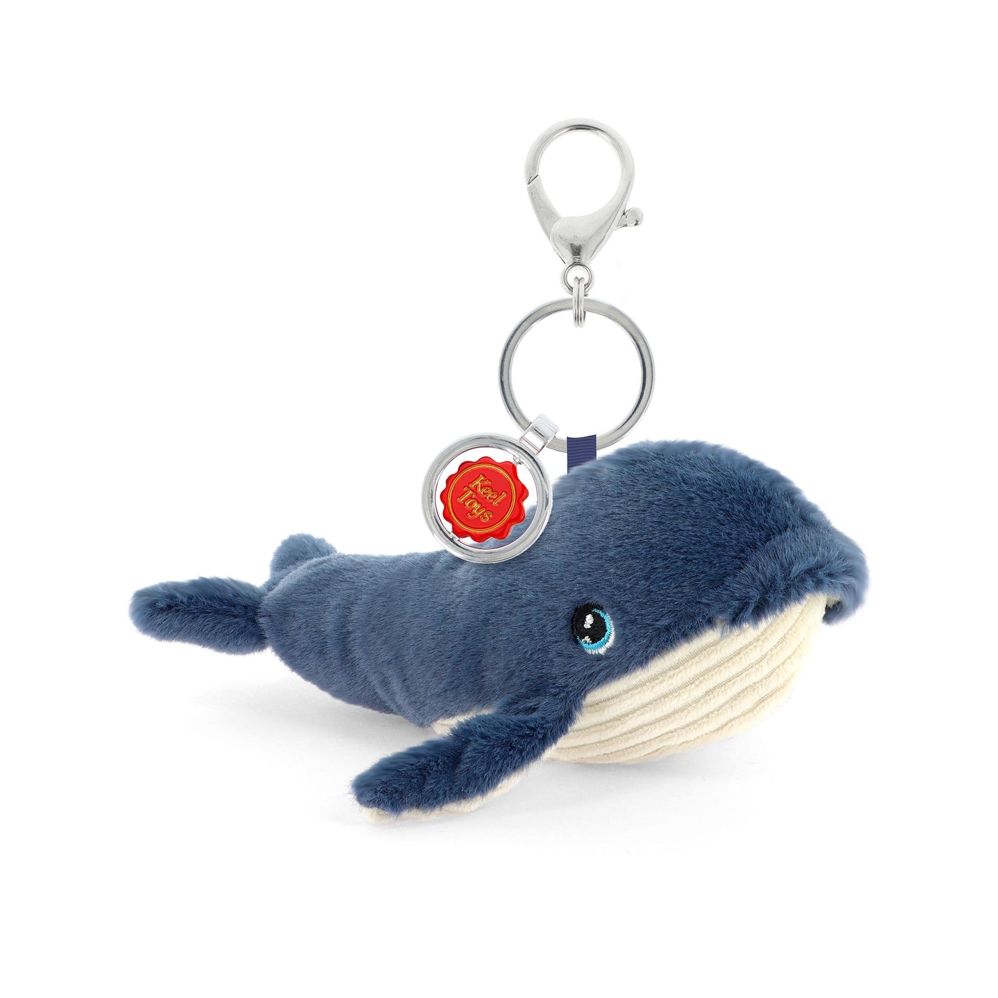 Keel Toys Whale Plush Bag Charm - 12cm