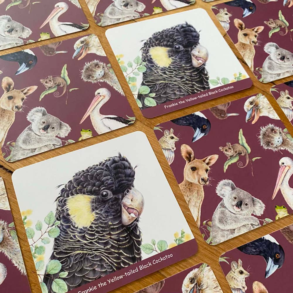 Popcorn Blue Aussie Friends Memory Game
