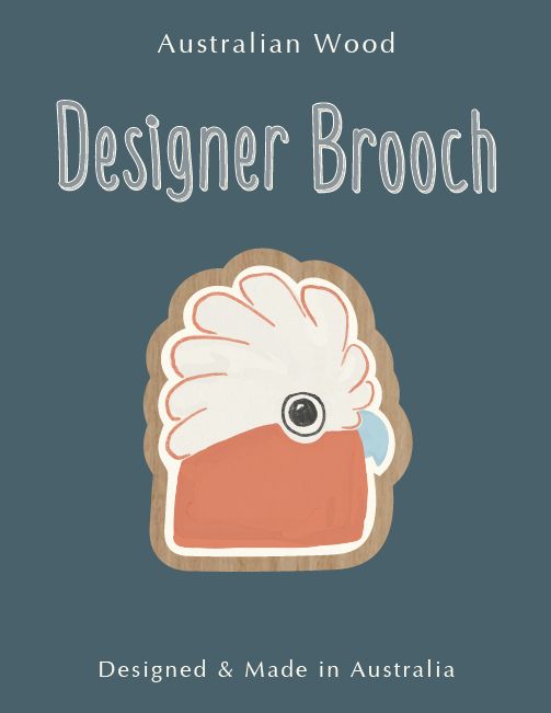 Galah Brooch