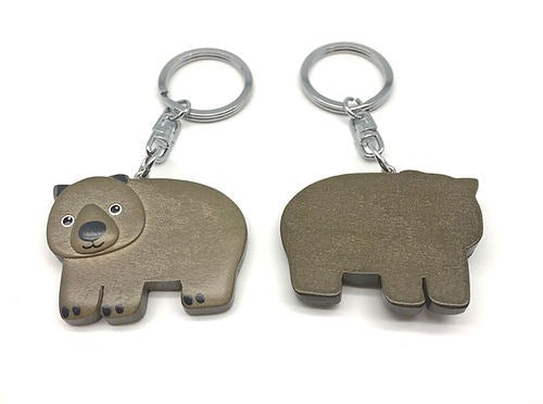 Triple 8 Design Studios: Timber Keyring Wombat