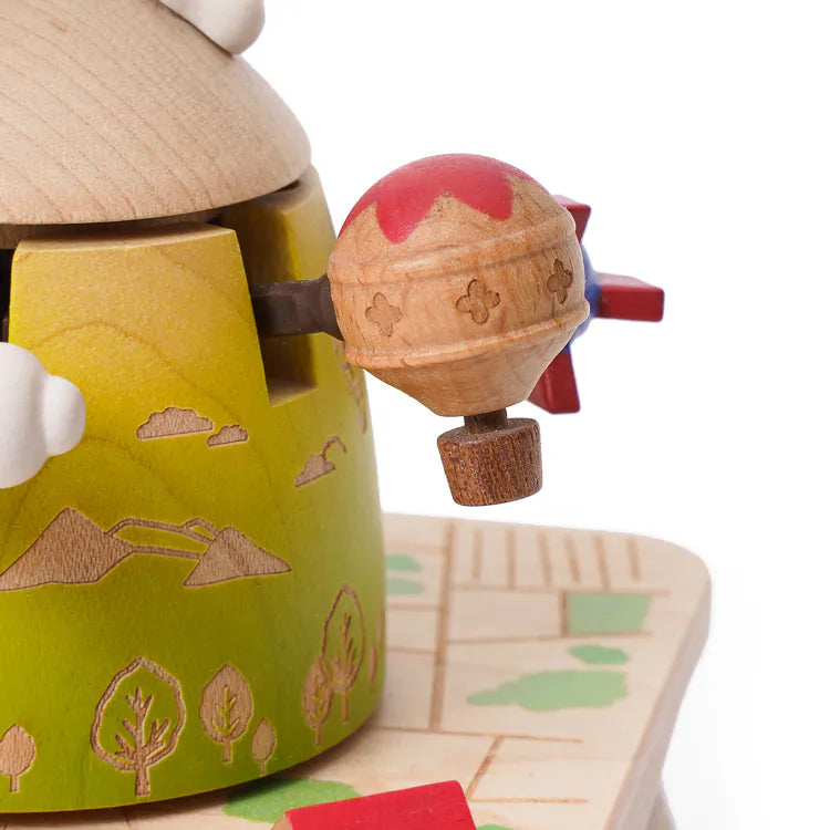 Wooderful Life: Music Box Hot Air Balloon