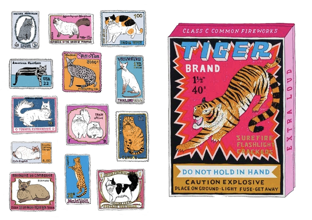 Thames & Hudson Grumpy Cats And Other Stuff Little Sticker Book