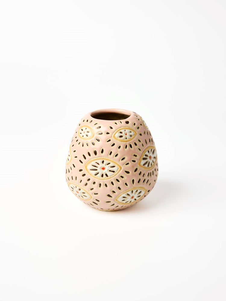 Jones & Co: Pollen Vase Pink Eyes