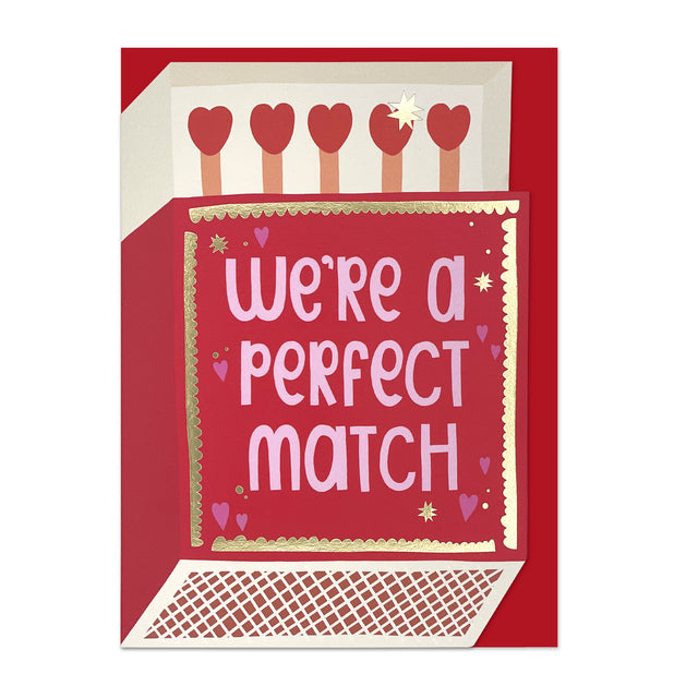 Raspberry Blossom: We'Re A Perfect Match Card
