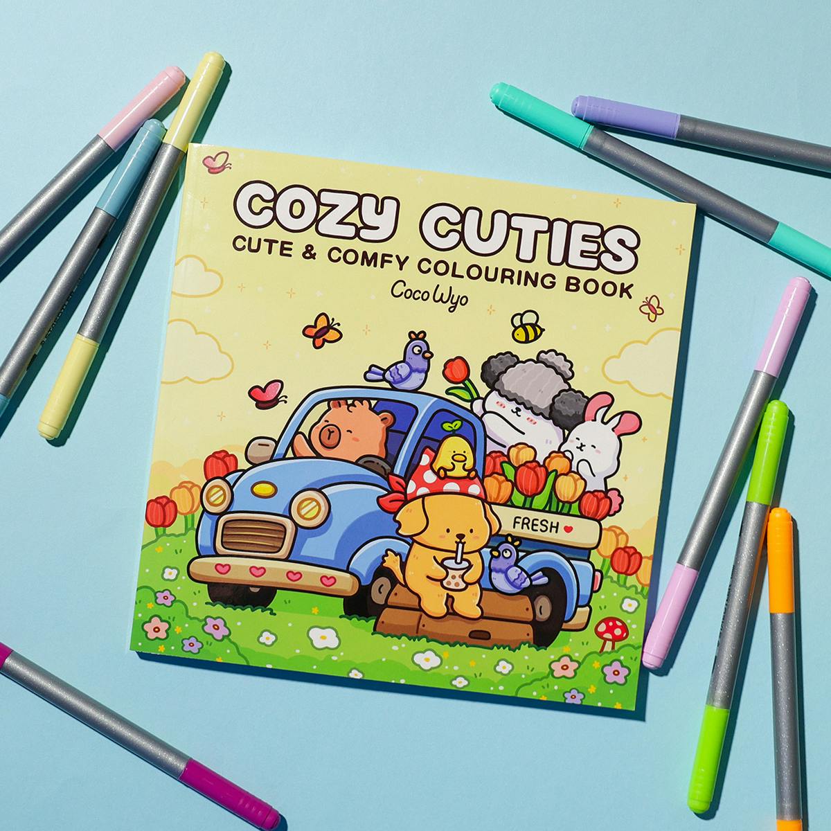 Cozy Cuties - Cute & Comfy Colouring Book