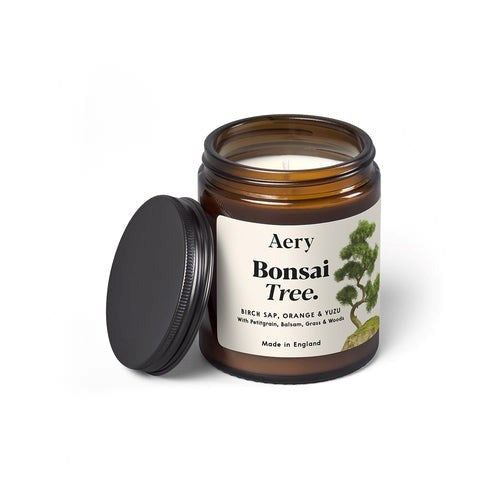 Aery Living: Botanical 140g Candle Jar - Bonsai Tree