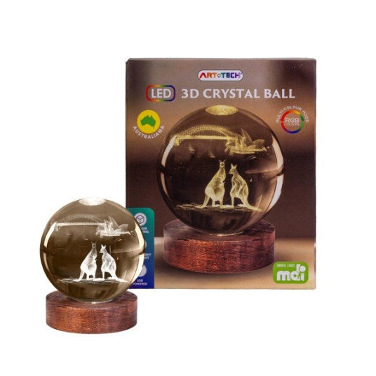 3D Crystal Ball Lamp Australia