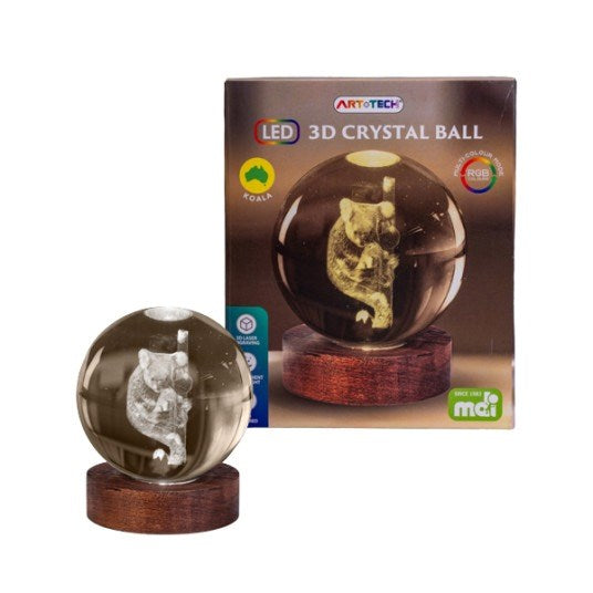 3D Crystal Ball Lamp Koala