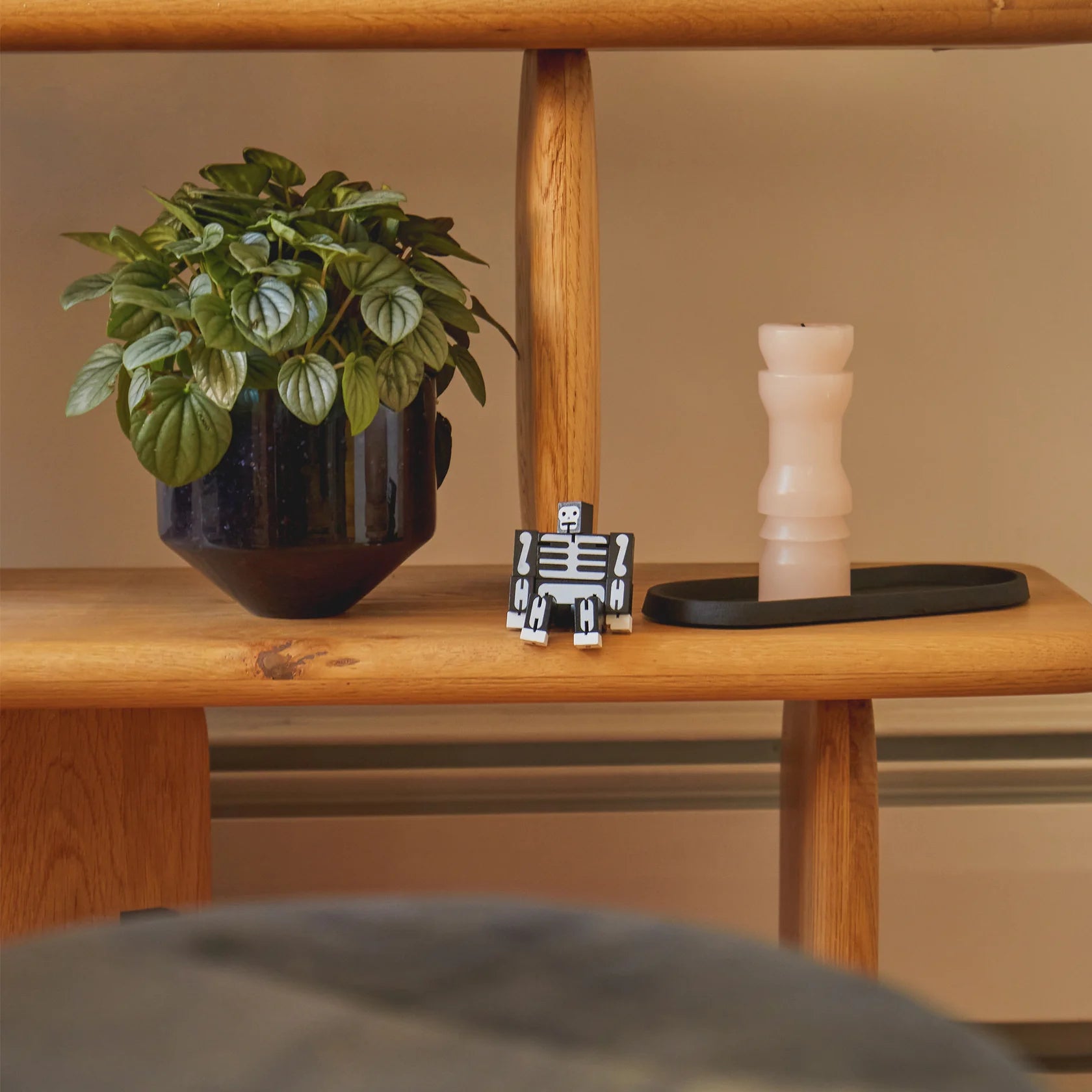 Areaware: Cubebot Micro - Black Skeleton