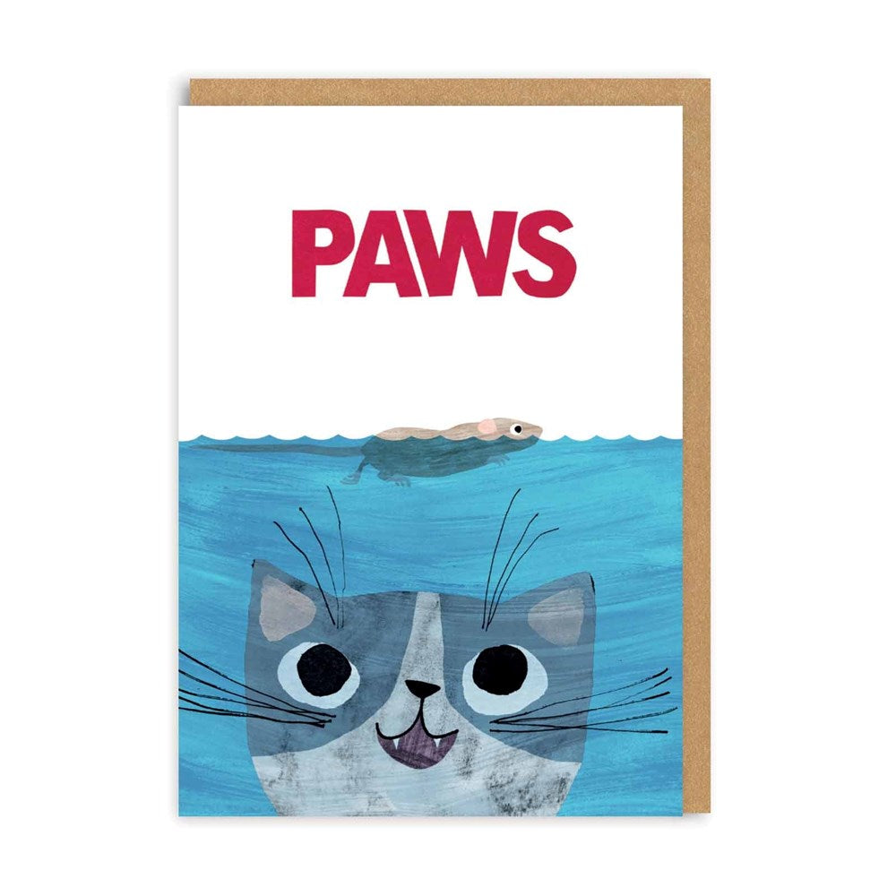 Ohh Deer Greeting Card Paws