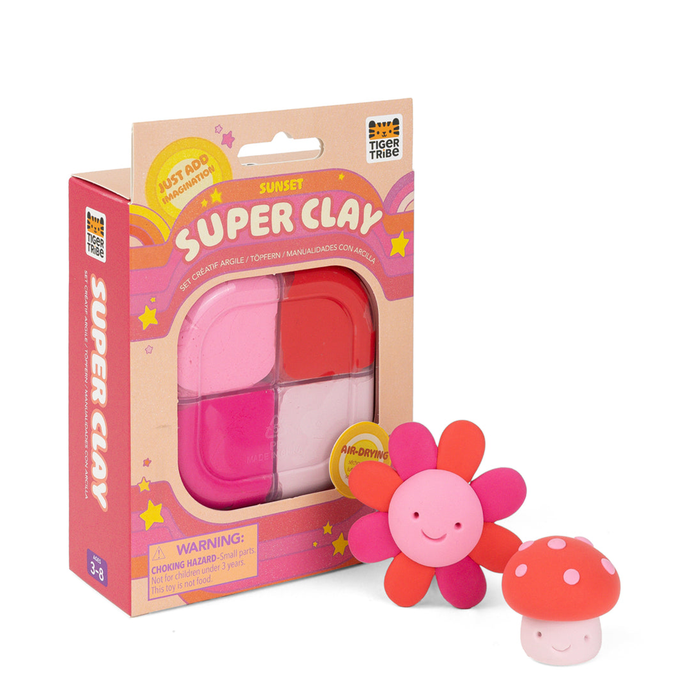 Tiger Tribe: Super Clay - Sunset (Pink + Red)