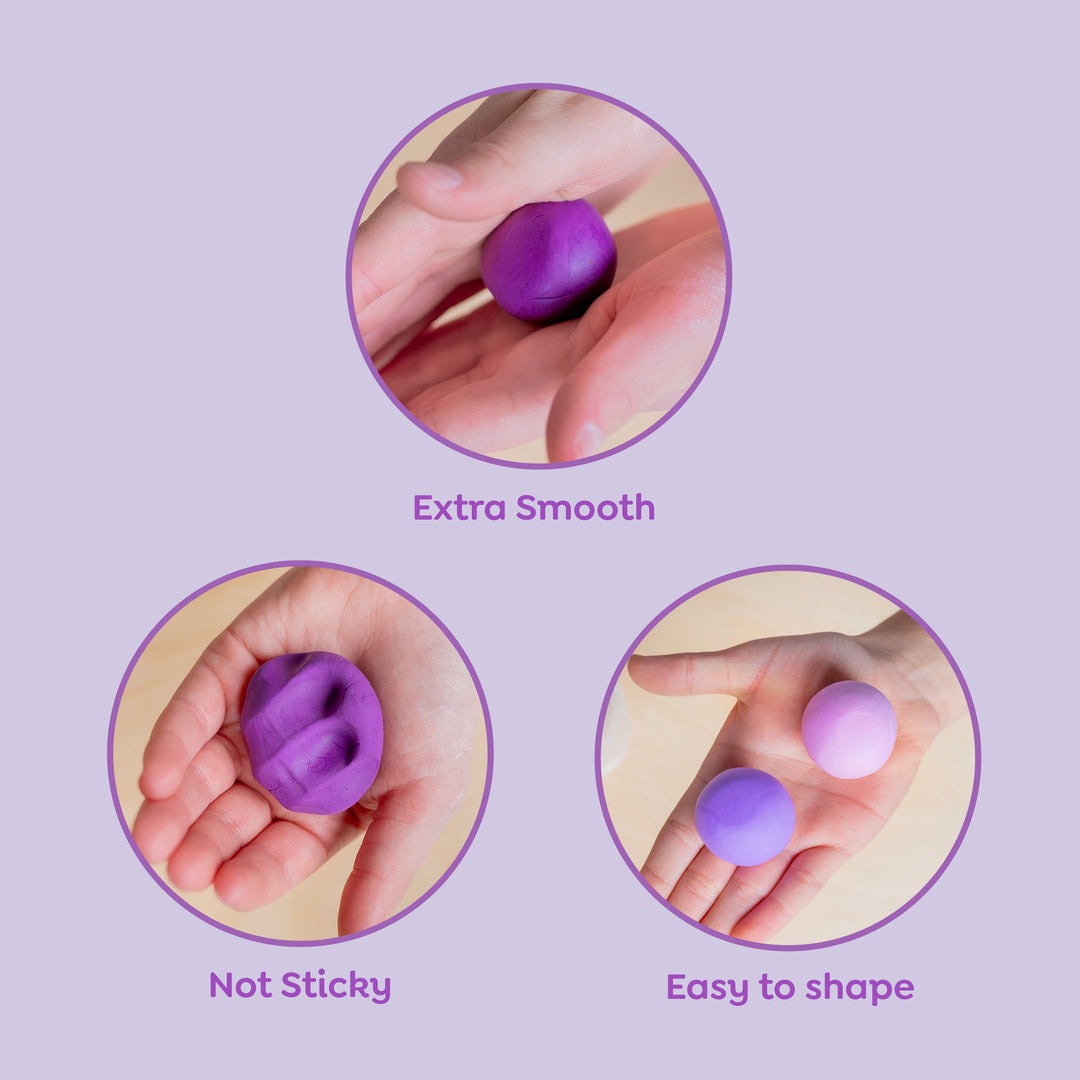 Tiger Tribe: Super Clay - Twilight (Purples)