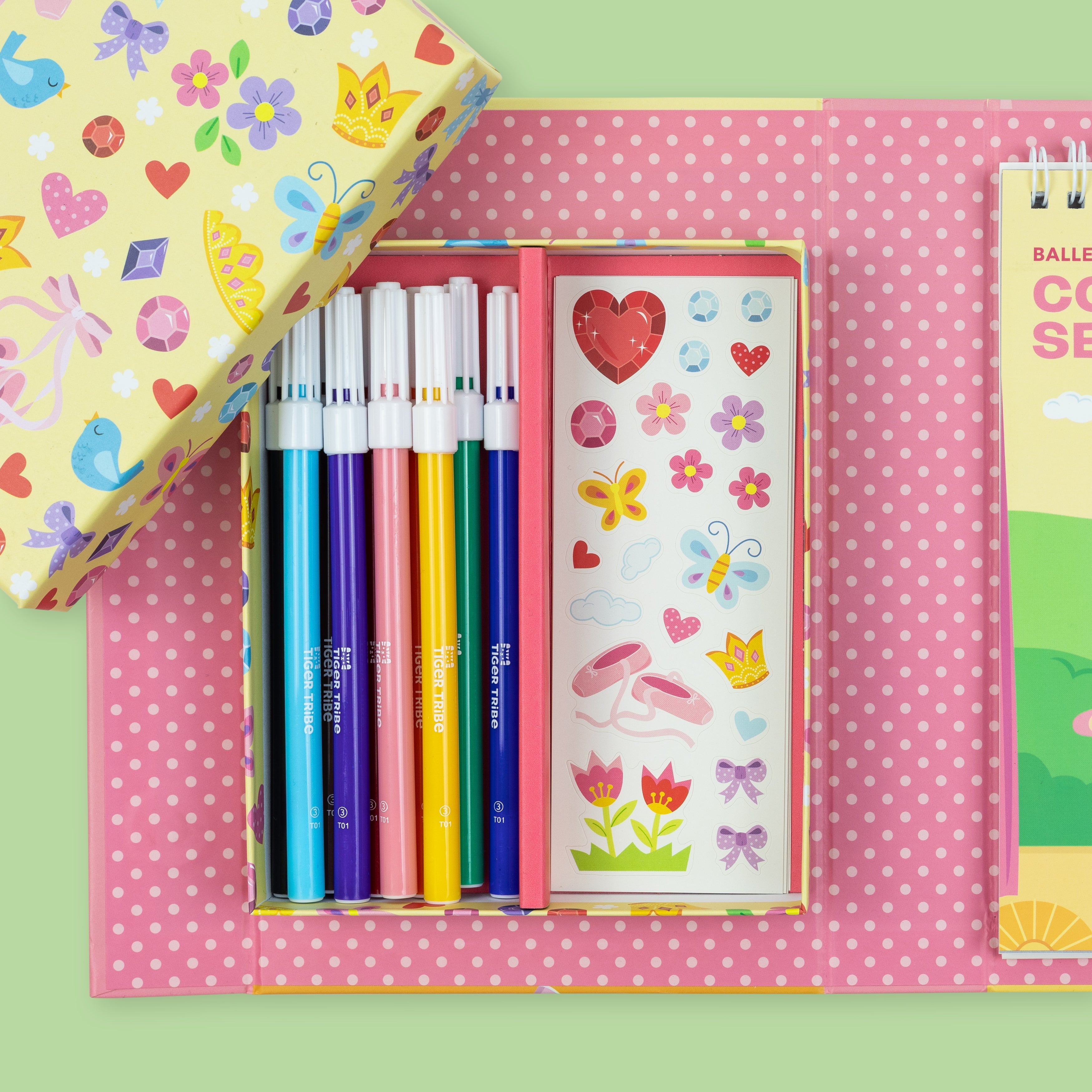 Tiger Tribe Colouring Set - Ballet
