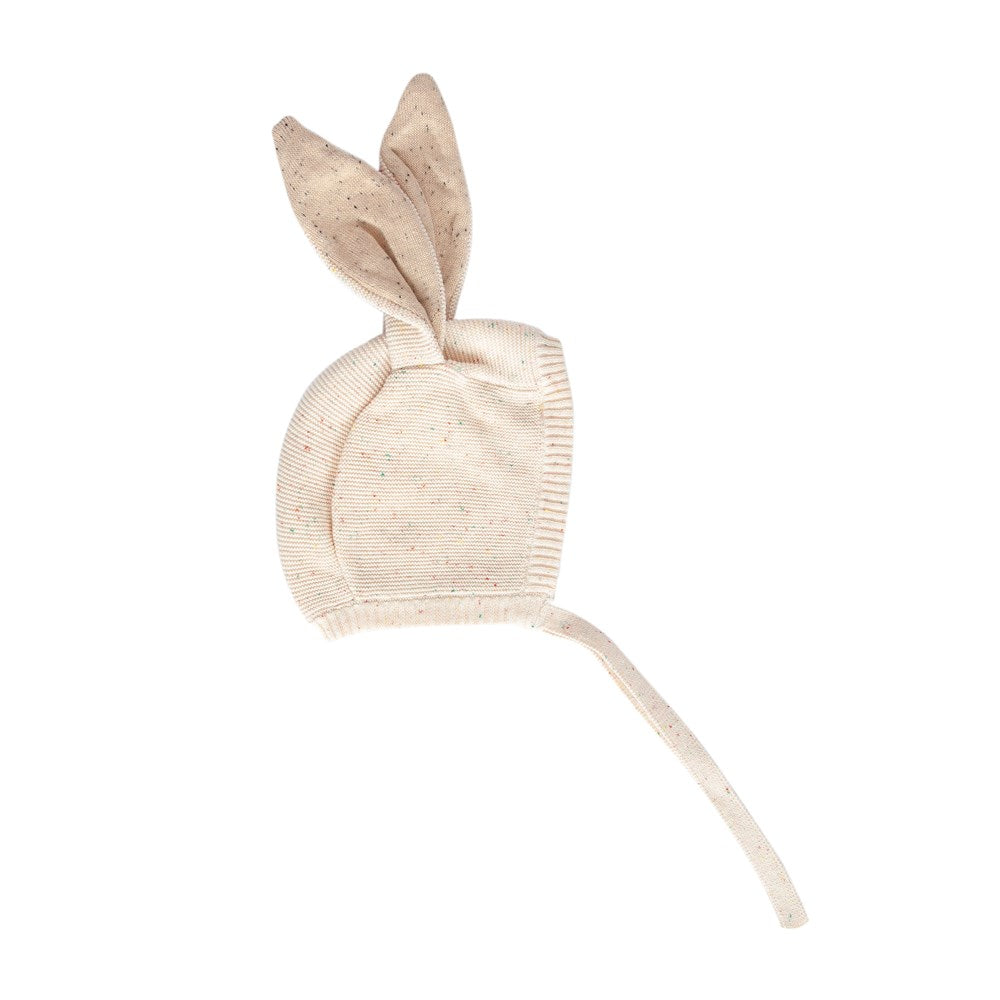 Acorn kids: Bunny Beanie Cream Speckle