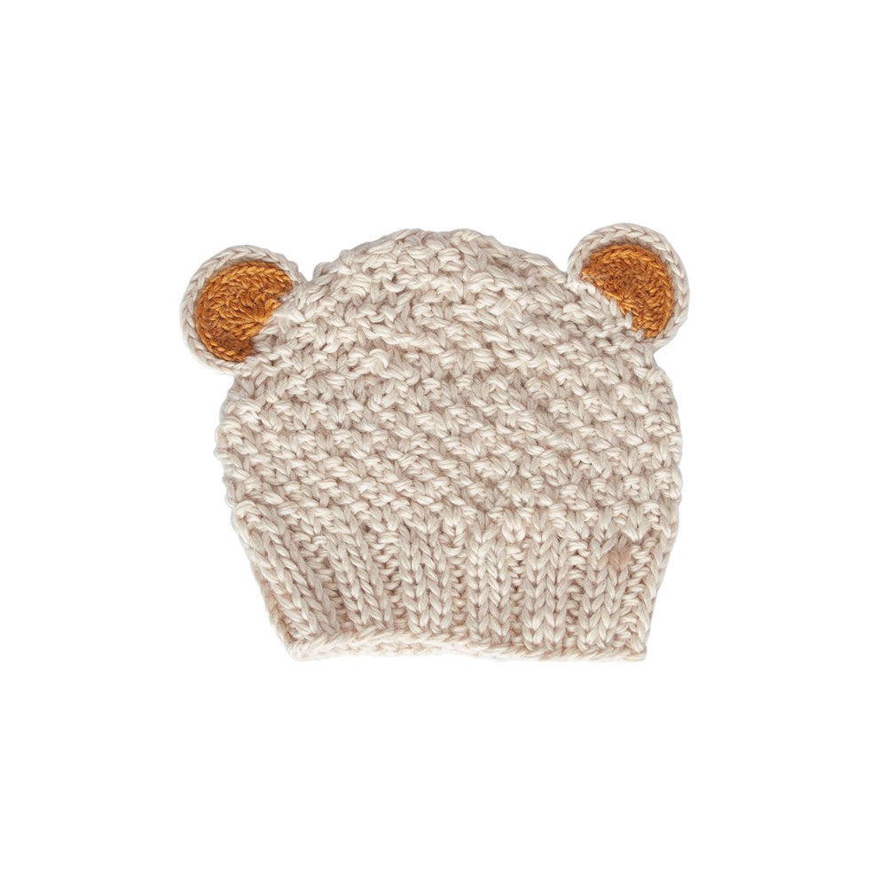 Acorn kids: Bear Beanie Oatmeal